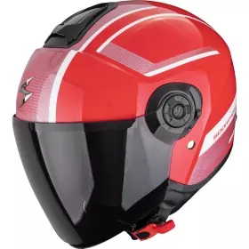 Casque Scorpion Exo-City II Cosmos Rouge Argent