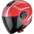 Casque Scorpion Exo-City II Cosmos Rouge Argent