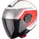 Casque Scorpion Exo-City II Vita Blanc Rouge