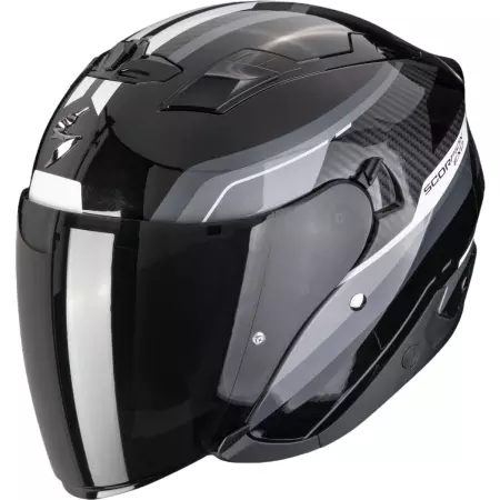 Casque Scorpion Exo-230 Hipe Noir Argent - Casque Jet SCORPION
