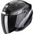 Casque Scorpion Exo-230 Hipe Noir Argent Brillant