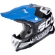 Casque Cross Scorpion VX-22 Air Updown Noir Blanc Bleu