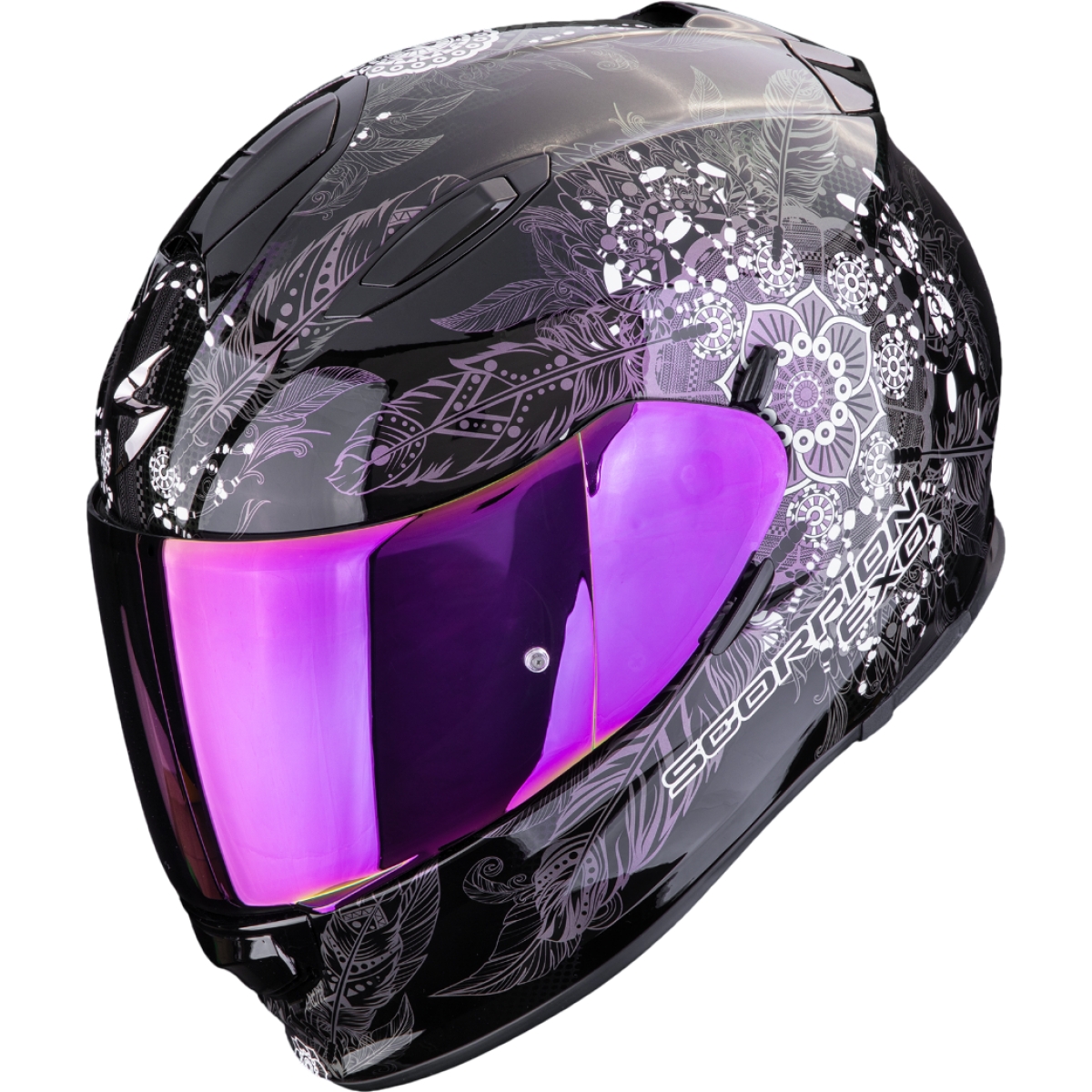 Casque Scorpion Exo-491 Dream Noir Violet