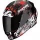 Casque Scorpion Exo-491 Spector Noir Rouge