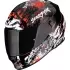 Casque Scorpion Exo-491 Spector Noir Rouge