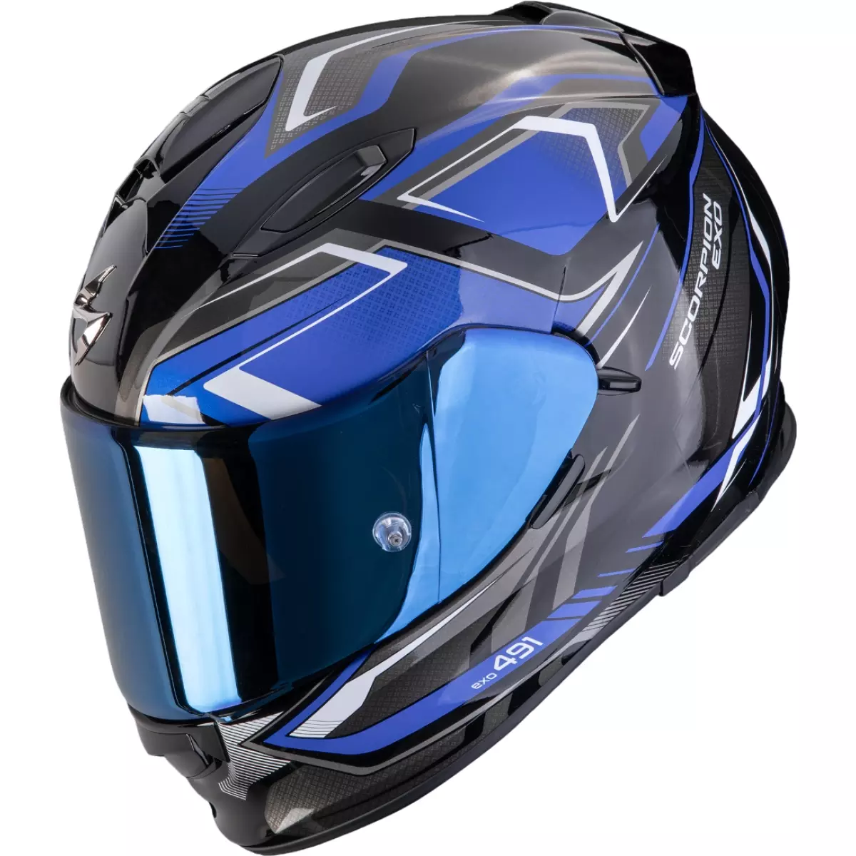 Casque Scorpion Exo-491 Zumo Noir Bleu