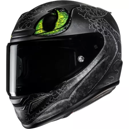 Casque HJC RPHA 12 Toothless II Universal Noir - Krokmou - Casque Intégral HJC