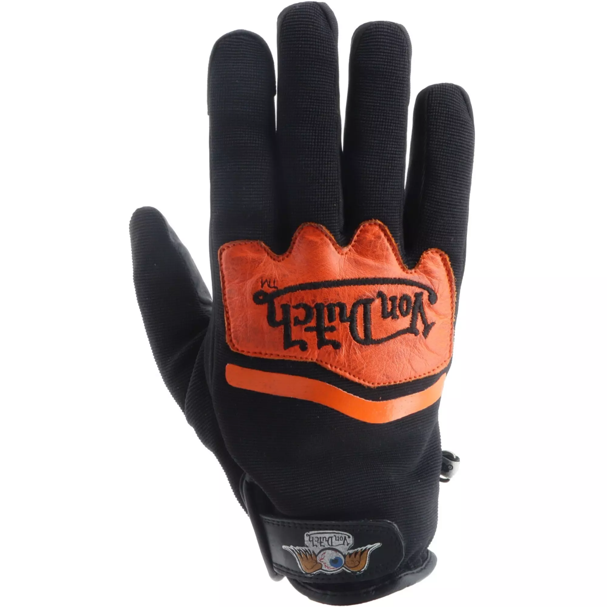 Gants Helstons Von Dutch Hero Noir Orange