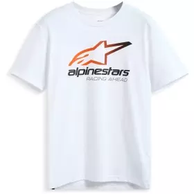 T-shirt Alpinestars Aligned Blanc