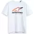 T-shirt Alpinestars Aligned Blanc