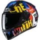 Casque HJC C10 Fop MC23 Bleu Rouge Jaune