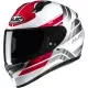 Casque HJC C10 Hiper MC1 Blanc Rouge Gris