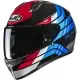 Casque HJC C10 Hiper MC21 Rouge Bleu Noir