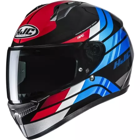 Casque HJC C10 Hiper MC21 Rouge Bleu Noir