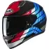 Casque HJC C10 Hiper MC21 Rouge Bleu Noir