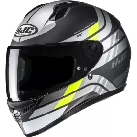 Casque HJC C10 Hiper MC3HSF Gris Jaune