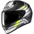 Casque HJC C10 Hiper MC3HSF Gris Jaune