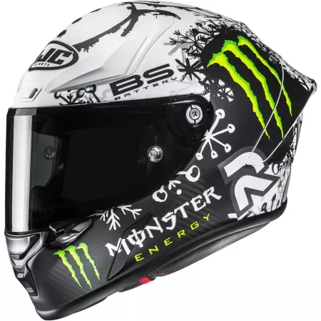 Casque HJC RPHA 1 V2 Carbon Fabio Quartararo Snow Diablo - Casque Intégral HJC
