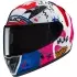 Casque HJC Y10 Mika MC28 Blanc Bleu Rose