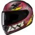 Casque Enfant HJC Y10 Frank MC1SF Rouge Noir Mat