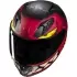 Casque Enfant HJC Y10 Frank MC1SF Rouge Noir Mat