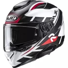 Casque HJC RPHA 72 Value MC1SF Blanc Rouge Noir Mat