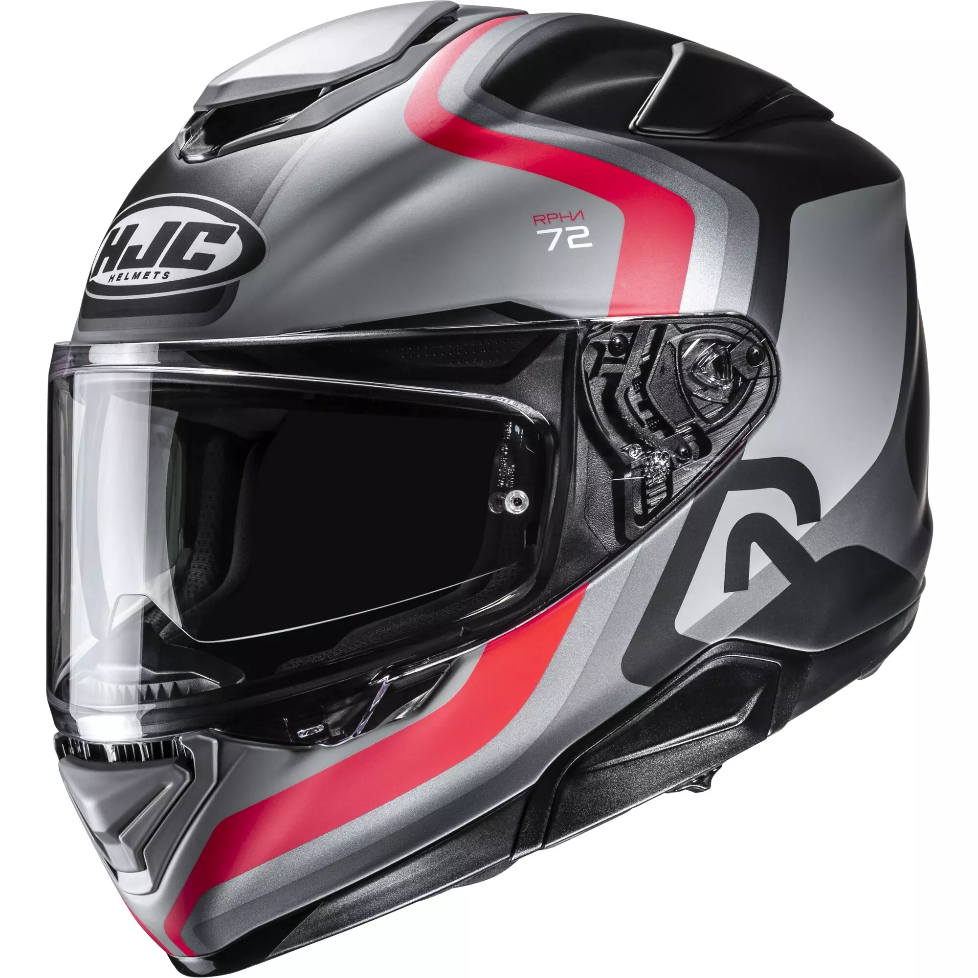 Casque HJC RPHA 72 Ernem MC1SF Noir Gris Rouge Mat