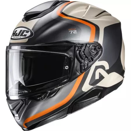 Casque HJC RPHA 72 Ernem MC7SF Beige Noir Orange Mat