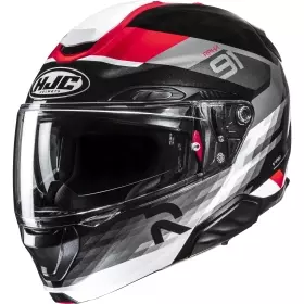 Casque HJC RPHA 91 Madal MC1 Noir Gris Rouge