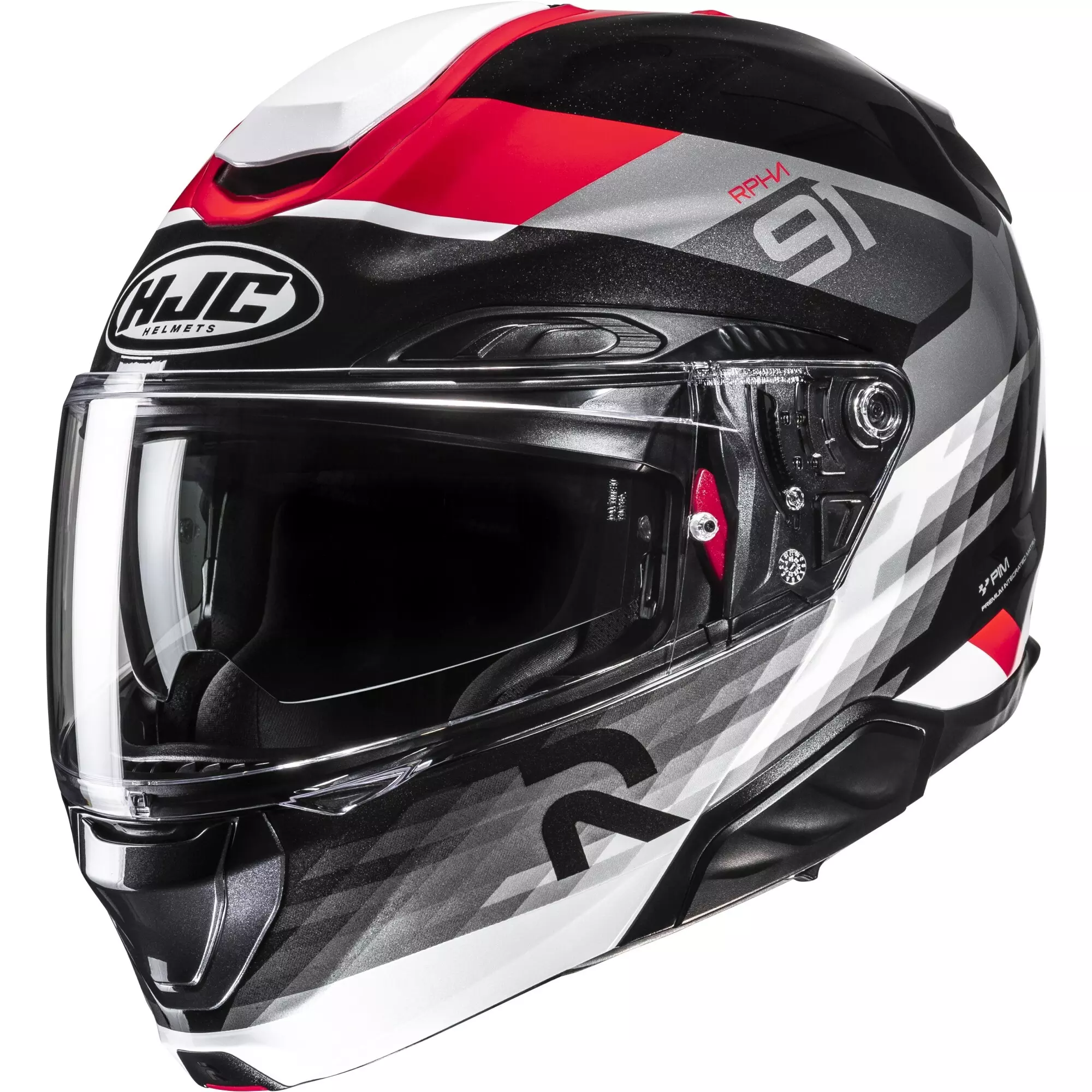 Casque HJC RPHA 91 Madal MC1 Noir Gris Rouge
