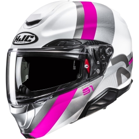 Casque HJC RPHA 91 Fensh MC8 Blanc Gris Rose
