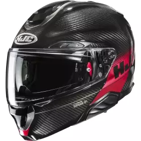 Casque HJC RPHA 91 Carbon Elig MC1 Noir Rouge