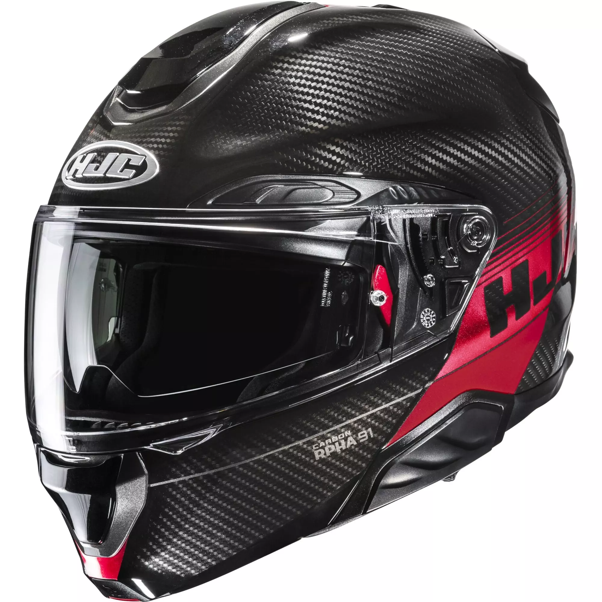 Casque HJC RPHA 91 Carbon Elig MC1 Noir Rouge