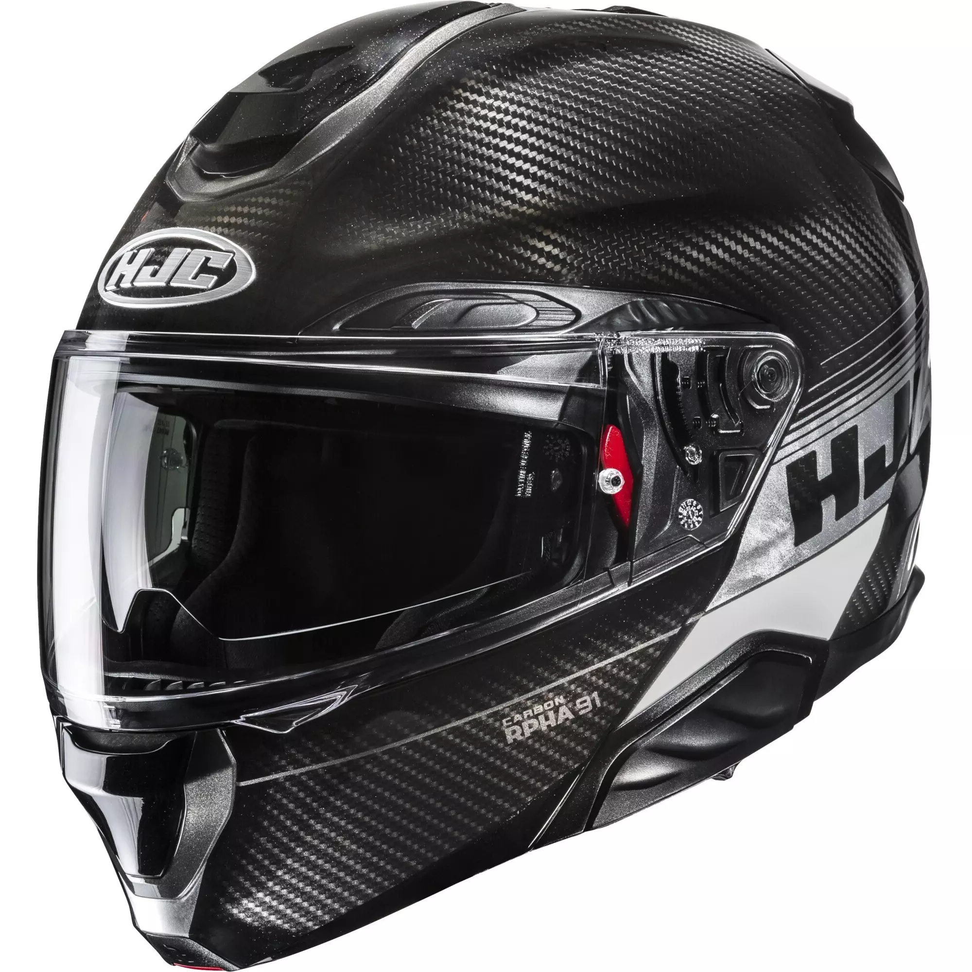Casque HJC RPHA 91 Carbon Elig MC5 Noir Blanc