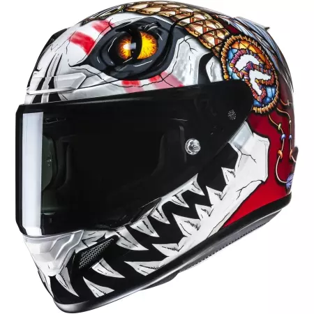 Casque HJC RPHA 12 Kepina MC1 Rouge Blanc Noir - Casque Intégral HJC