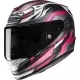 Casque HJC RPHA 12 Dravix MC8SF Rose Gris Blanc Mat