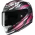Casque HJC RPHA 12 Dravix MC8SF Rose Gris Blanc Mat