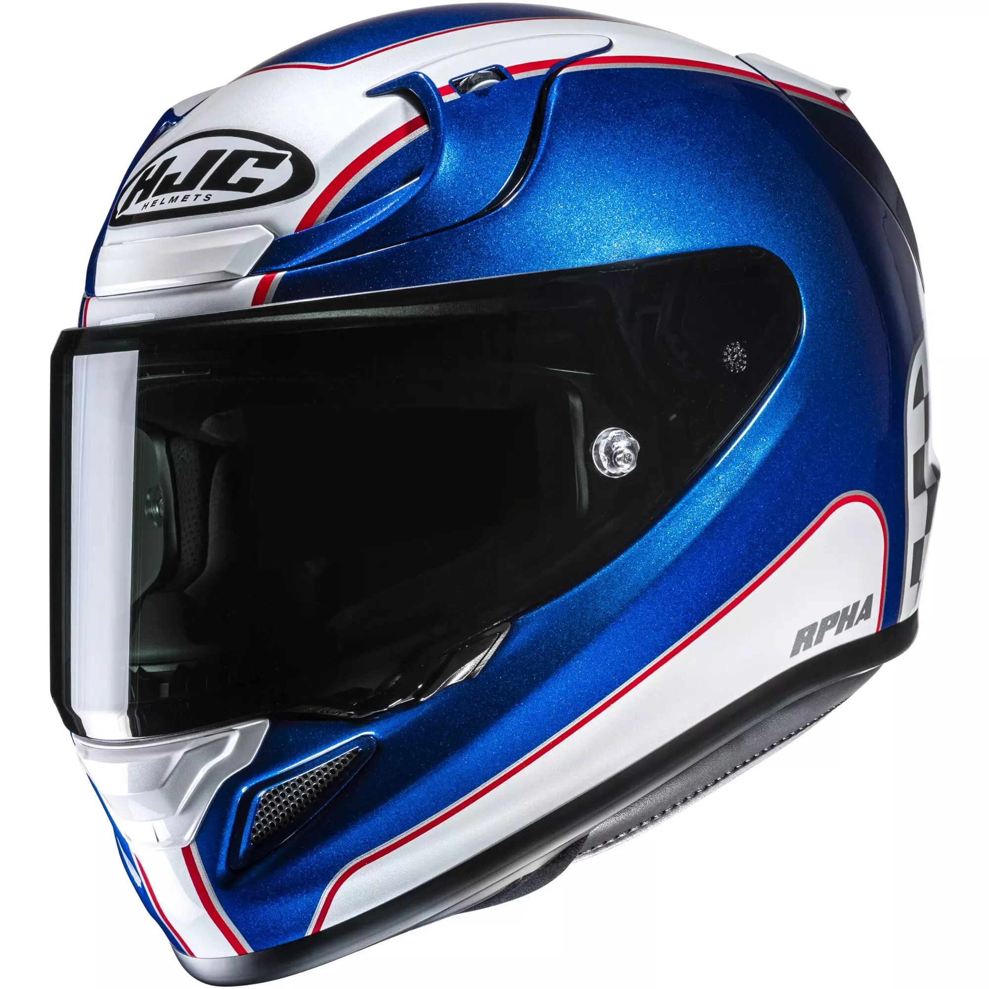 Casque HJC RPHA 12 Respon MC2 Bleu Blanc