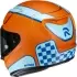 Casque HJC RPHA 12 Respon MC27SF Orange Bleu Mat