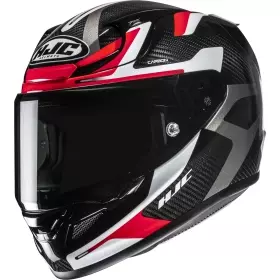 Casque HJC RPHA 12 Carbon Xentra MC1 Noir Blanc Rouge