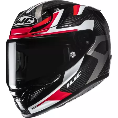 Casque HJC RPHA 12 Carbon Xentra MC1 Noir Blanc Rouge