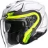 Casque HJC F31 Bask MC3HSF Blanc Noir Jaune Mat