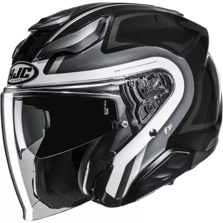 Casque HJC F31 Bask MC5 Noir Gris Blanc