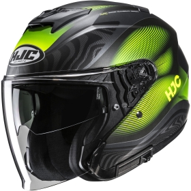 Casque HJC I31 Depe MC3HSF Noir Vert Mat