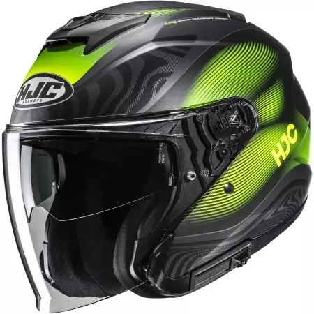 Casque HJC I31 Depe MC3HSF Noir Vert Mat