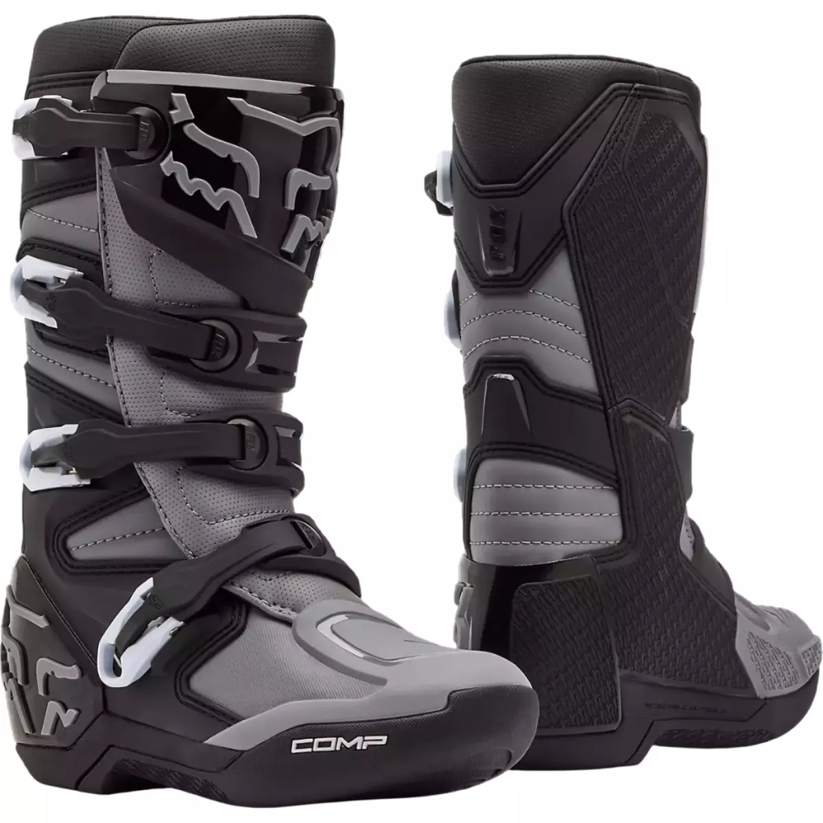 Bottes Cross Enfant Fox Comp Core Noir Gris