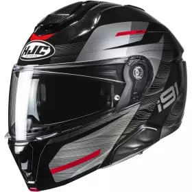 Casque HJC I91 Dusk MC1 Noir Gris Rouge