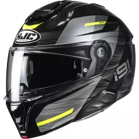 Casque HJC I91 Dusk MC3H Noir Gris Jaune