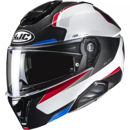 Casque HJC I91 Felio MC21 Blanc Noir Rouge