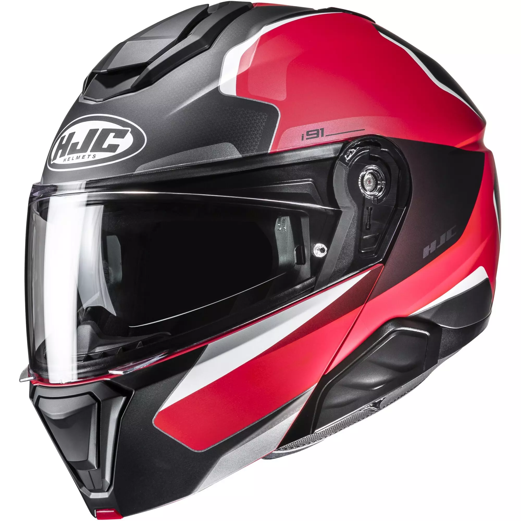 Casque HJC I91 Felio MC1SF Noir Rouge Mat